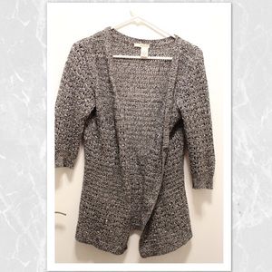 Black and white sweater